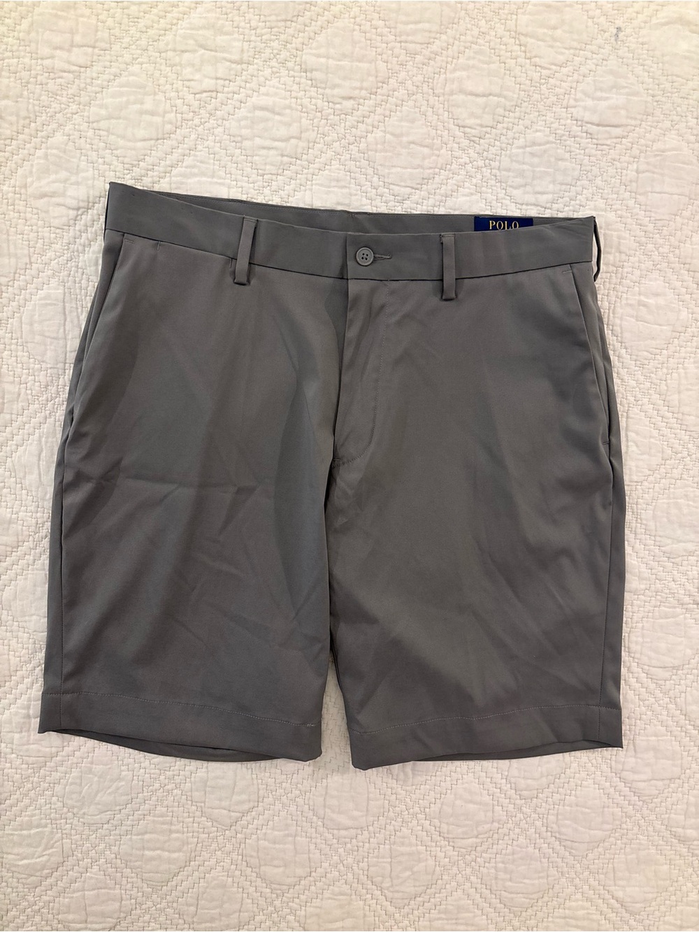 Polo Ralph Lauren Performance Stretch Classic Fit Shorts Mens 33x9 Gray Golf